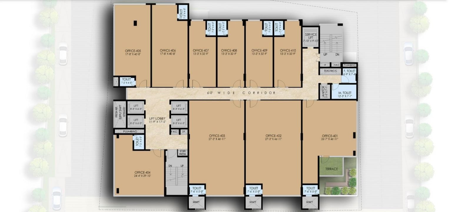 Chandak Imperial Square Site Plan